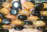 OVBS53 15 inches 15*20mm oval Agate gemstone beads wholesale