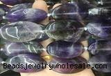 OVBS62 15 inches 20*40mm oval dogtooth amethyst gemstone beads wholesale