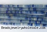 RBBS05 15 inches 2*4mm heishi blue aventurine gemstone beads