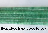 RBBS06 15 inches 2*4mm heishi green aventurine gemstone beads
