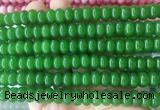 RBBS100 15 inches 6*10mm rondelle candy jade gemstone beads wholesale