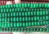 RBBS101 15 inches 6*10mm rondelle candy jade gemstone beads wholesale RBBS101 15 inches 6*10mm rondelle candy jade gemstone beads wholesale