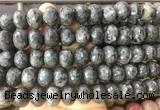RBBS39 15 inches 12*16mm faceted rondelle black labradorite beads wholesale RBBS39 15 inches 12*16mm faceted rondelle black labradorite beads wholesale