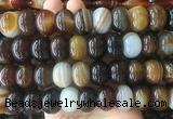 RBBS41 15 inches 14*20mm rondelle banded agate beads wholesale RBBS41 15 inches 14*20mm rondelle banded agate beads wholesale