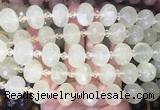 RBBS45 15 inches 13*18mm faceted rondelle lemon quartz beads wholesale RBBS45 15 inches 13*18mm faceted rondelle lemon quartz beads wholesale