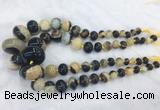 RBBS50 15 inches 8*12mm - 20*30mm rondelle agate beads wholesale