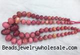 RBBS55 15 inches 8*12mm - 20*30mm rondelle agate beads wholesale