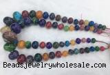 RBBS61 15 inches 8*12mm - 20*30mm rondelle agate beads wholesale RBBS61 15 inches 8*12mm - 20*30mm rondelle agate beads wholesale
