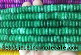 RBBS89 15 inches 4*10mm rondelle candy jade gemstone beads wholesale RBBS89 15 inches 4*10mm rondelle candy jade gemstone beads wholesale