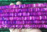 RBBS90 15 inches 4*10mm rondelle candy jade gemstone beads wholesale