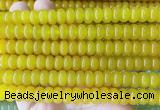 RBBS97 15 inches 6*10mm rondelle candy jade gemstone beads wholesale