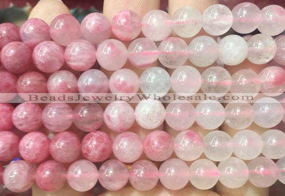 RDBS03 15 inches 10mm round pink rhodonite gemstone beads wholesale