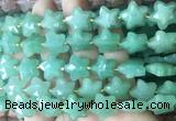 RGBS56 15 inches 14mm faceted star green aventurine beads wholesale
