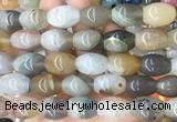 RIBS106 15 inches 13*18mm rice agate gemstone beads wholesale RIBS106 15 inches 13*18mm rice agate gemstone beads wholesale