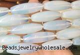 RIBS58 15 inches 14*40mm rice opalite gemstone beads wholesale RIBS58 15 inches 14*40mm rice opalite gemstone beads wholesale