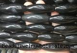 RIBS75 15 inches 13*40mm rice agate gemstone beads wholesale