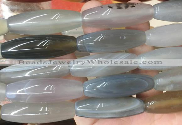 RIBS81 15 inches 13*40mm rice agate gemstone beads wholesale
