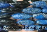 RIBS87 15 inches 13*40mm rice agate gemstone beads wholesale
