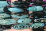 RIBS88 15 inches 13*40mm rice agate gemstone beads wholesale
