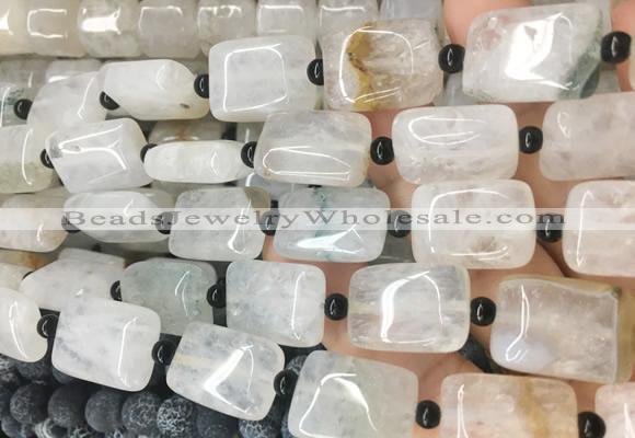 RTBS27 15 inches 15*20mm rectangle Agate gemstone beads wholesale