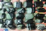 RTBS35 15 inches 15*20mm rectangle Agate gemstone beads wholesale