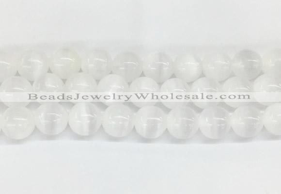 SEBS04 15 inches 12mm round selenite gemstone beads wholesale