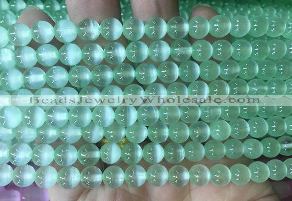 SEBS104 15 inches 6mm round selenite gemstone beads wholesale