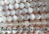 SEBS16 15 inches 8mm round selenite beads wholesale