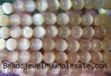 SEBS21 15 inches 8mm round selenite beads wholesale