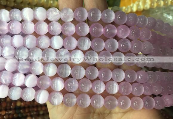 SEBS25 15 inches 6mm round selenite beads wholesale