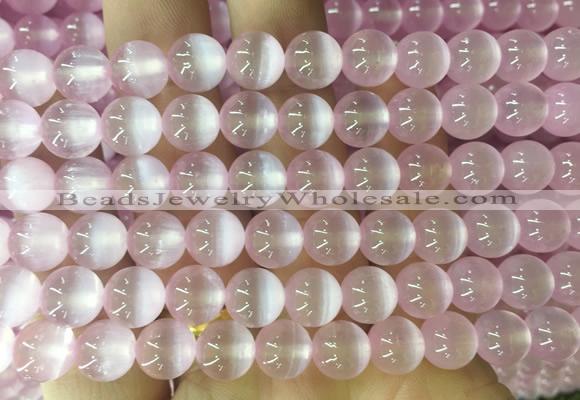 SEBS61 15 inches 8mm round selenite gemstone beads wholesale