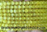 SEBS68 15 inches 6mm round selenite gemstone beads wholesale