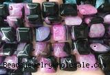 SRBS20 15 inches 18*18mm square Agate gemstone beads wholesale SRBS20 15 inches 18*18mm square Agate gemstone beads wholesale