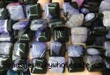 SRBS25 15 inches 18*18mm square Agate gemstone beads wholesale