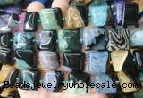 SRBS26 15 inches 18*18mm square Agate gemstone beads wholesale