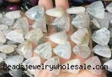 TABS02 15 inches 20*20mm triangle Agate gemstone beads wholesale