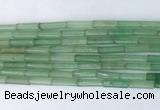 TBBS11 15 inches 4*13mm tube green aventurine jade gemstone beads