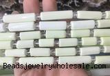 TBBS110 15 inches 8*15mm - 8*25mm tube lemon turquoise beads wholesale TBBS110 15 inches 8*15mm - 8*25mm tube lemon turquoise beads wholesale