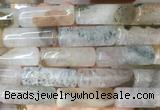 TBBS124 15 inches 13*40mm tube agate gemstone beads wholesale TBBS124 15 inches 13*40mm tube agate gemstone beads wholesale