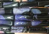 TBBS132 15 inches 13*40mm tube agate gemstone beads wholesale