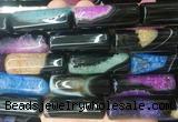 TBBS133 15 inches 13*40mm tube agate gemstone beads wholesale TBBS133 15 inches 13*40mm tube agate gemstone beads wholesale