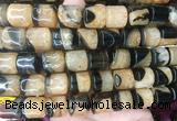 TBBS139 15 inches 13*14mm tube agate gemstone beads wholesale TBBS139 15 inches 13*14mm tube agate gemstone beads wholesale