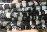 TBBS148 15 inches 10*14mm faceted tube agate gemstone beads wholesale TBBS148 15 inches 10*14mm faceted tube agate gemstone beads wholesale
