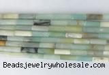 TBBS29 15 inches 4*13mm tube colorful amazonite gemstone beads