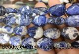 TRBS123 15 inches 13*18mm flat teardrop Sodalite beads wholesale