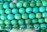 WBBS03 15 inches 16*18mm pumpkin yellow green howlite turquoise beads wholesale