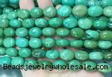 WBBS31 15 inches 11*14mm oval howlite turquoise gemstone beads wholesale WBBS31 15 inches 11*14mm oval howlite turquoise gemstone beads wholesale