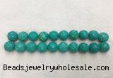WBBS59 20mm carved round loose howlite turquoise gemstone beads wholesale